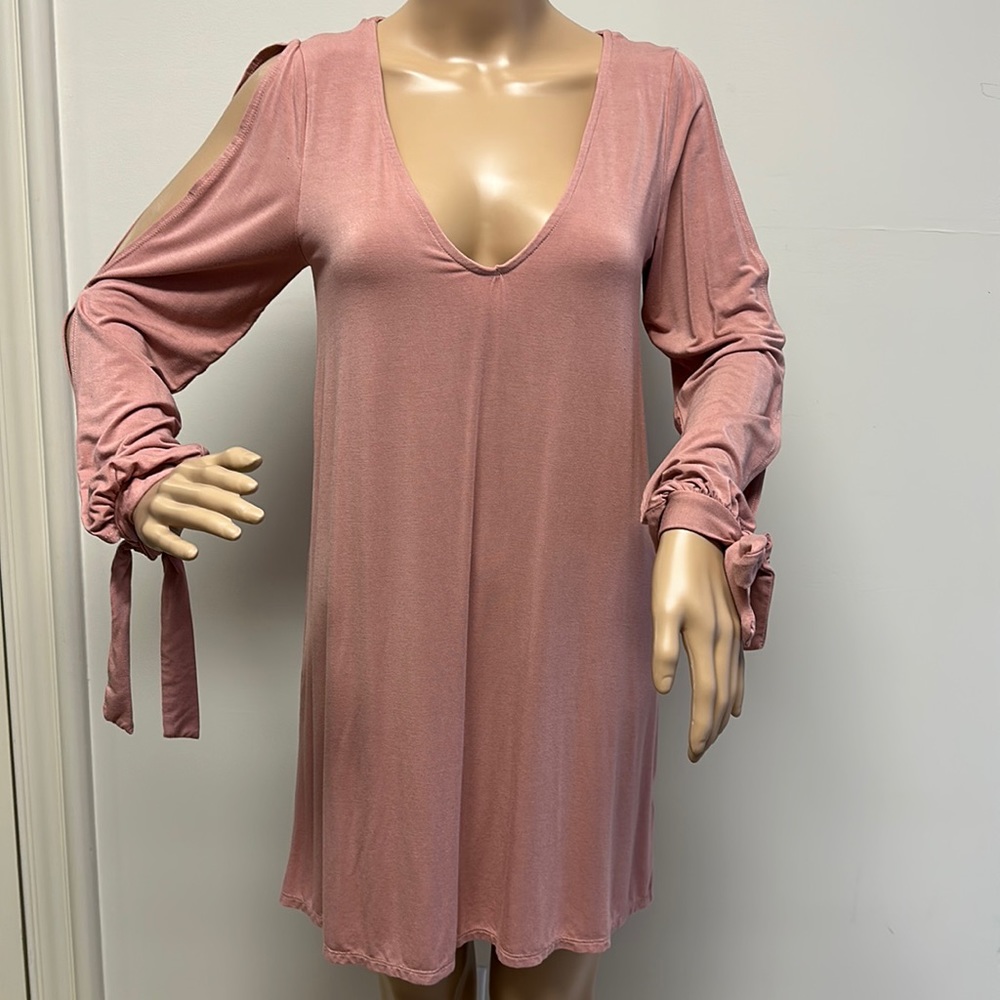 Lulu’s Split Sleeve Long Sleeve Dress